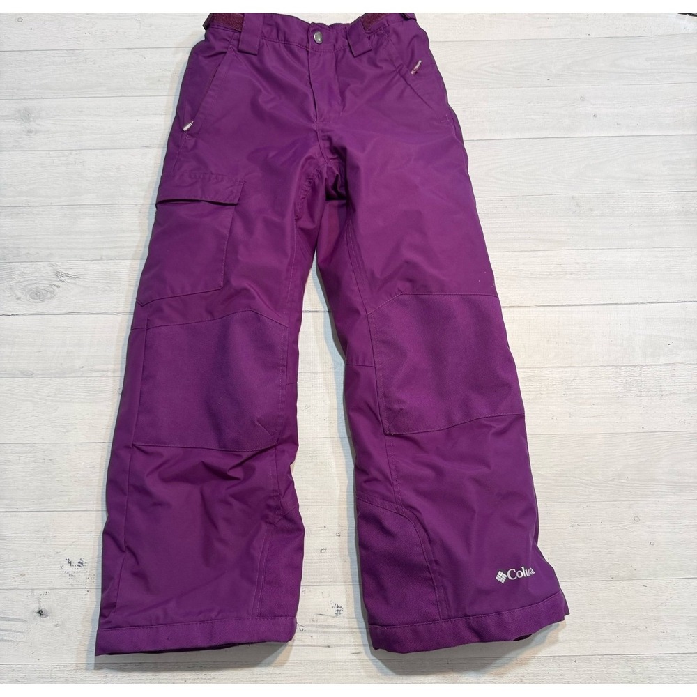 Columbia kids bugaboo insulated Omnitech snowpants snowboard ski youth size 8